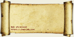 Hana Damjanović vizit kartica